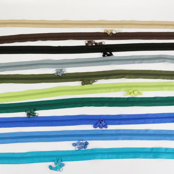 Reißverschluß-Set 5mm "Jungen-Mix" 10m + 30 passende Zipper